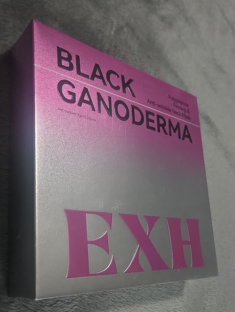 EXH Black Ganoderma Polypeptide Firming &  Anti-Wrinkle Nexk Mask NWT